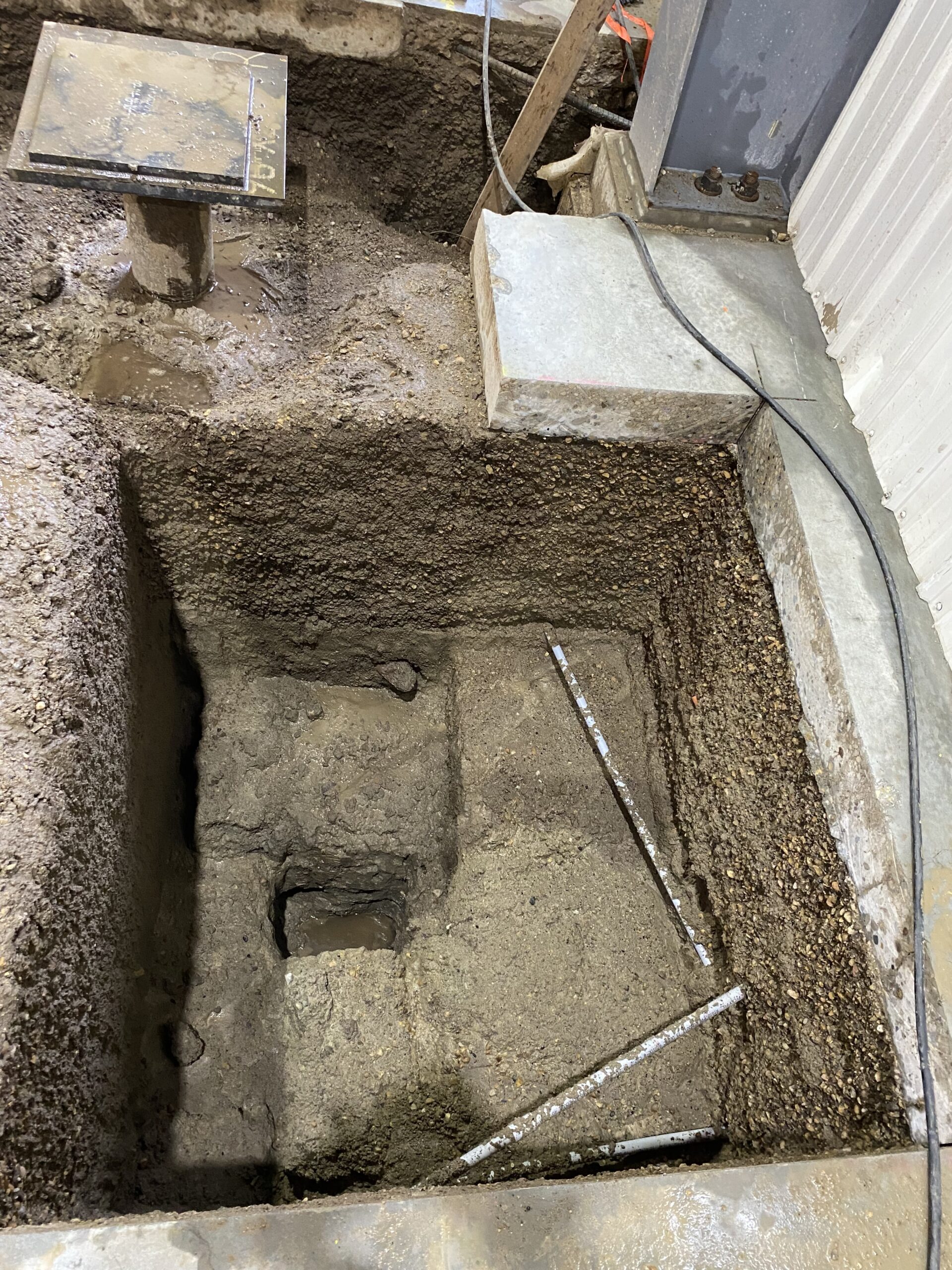 detail excavation