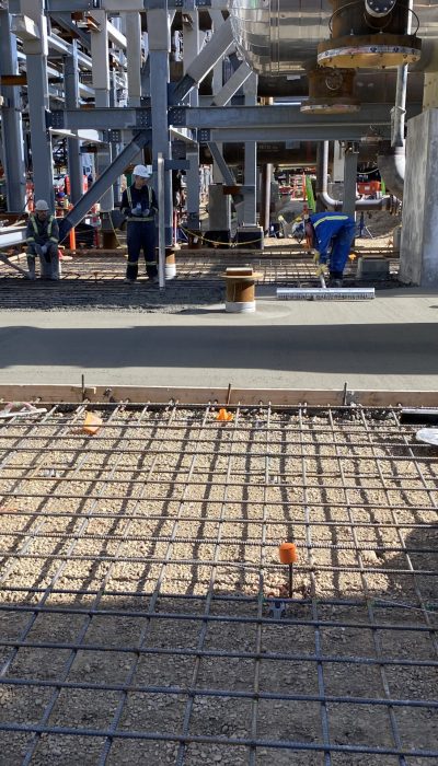 industrial pour